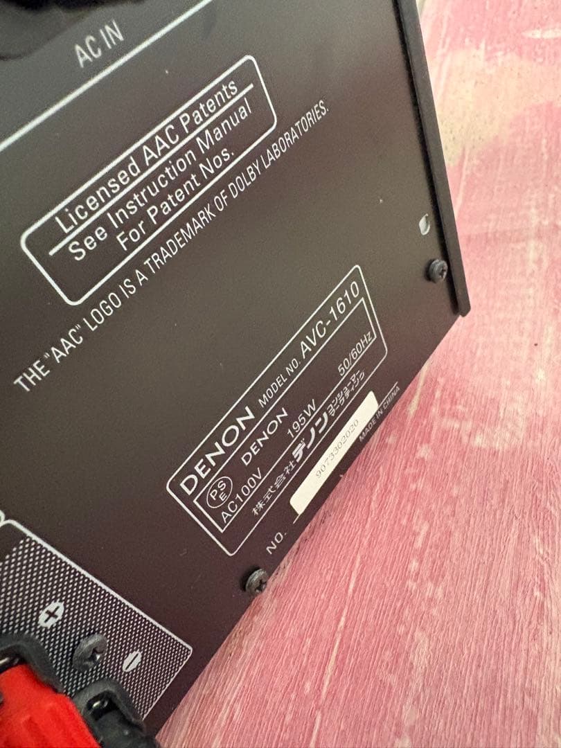 DENON AVアンプ HDMI対応 AVC-1610
