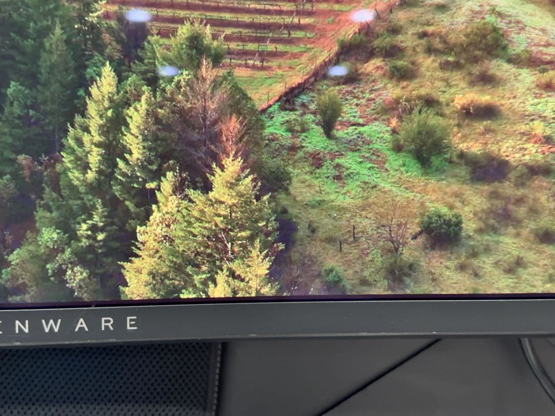 Dell AW3423DW 有機ELモニター 保証期限内　画面キズあり箱なし