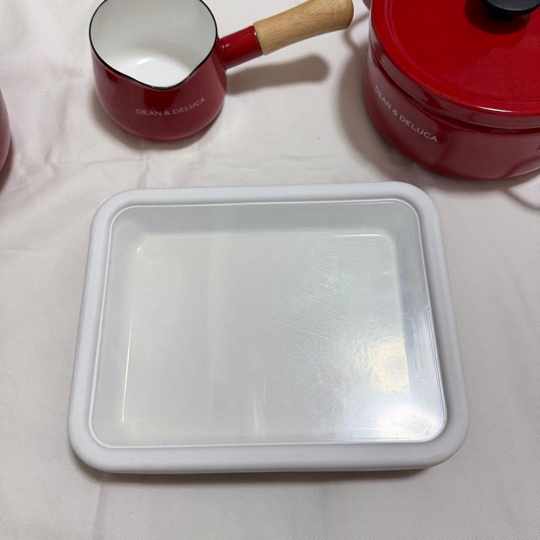 DEAN & DELUCA キッチン雑貨5点セット ホリデーレッド 赤