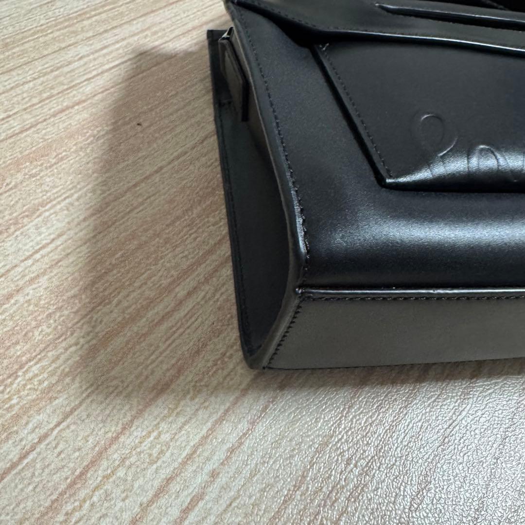 10 未使用品/ポールスミス ショルダーバッグ 2WAY レザー エンボス