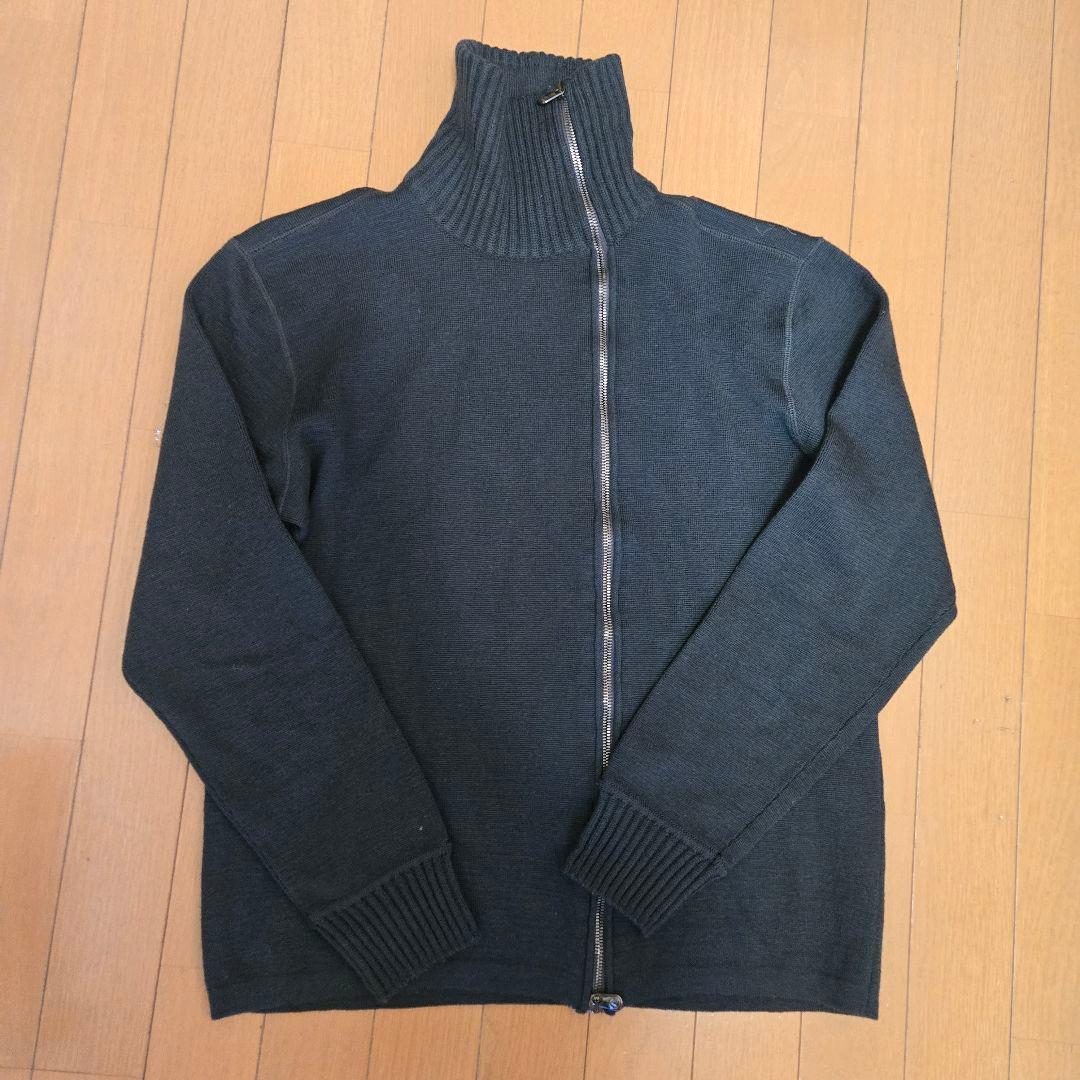 アルマーニコレツォーニ　ジップ ニット　ダブル ライダース型
