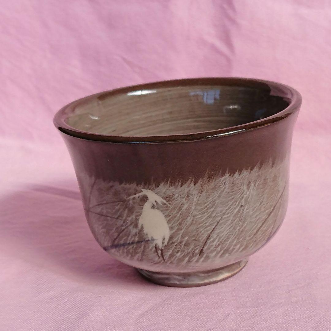 未使用 現川焼 十三代 横石臥牛 急須&5客茶碗