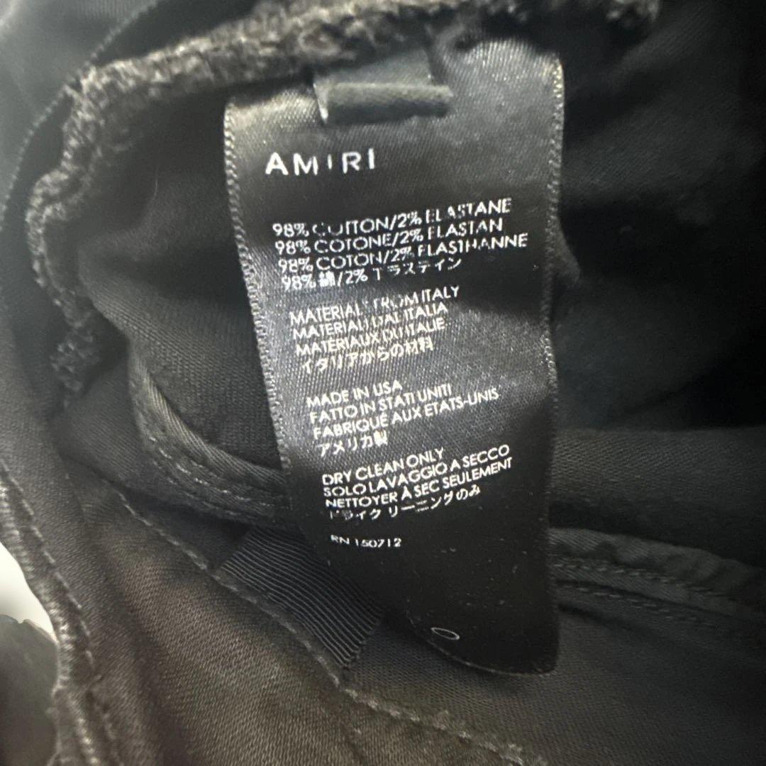 AMIRI アミリ Clashed Skinny ジーンズ 黒 34
