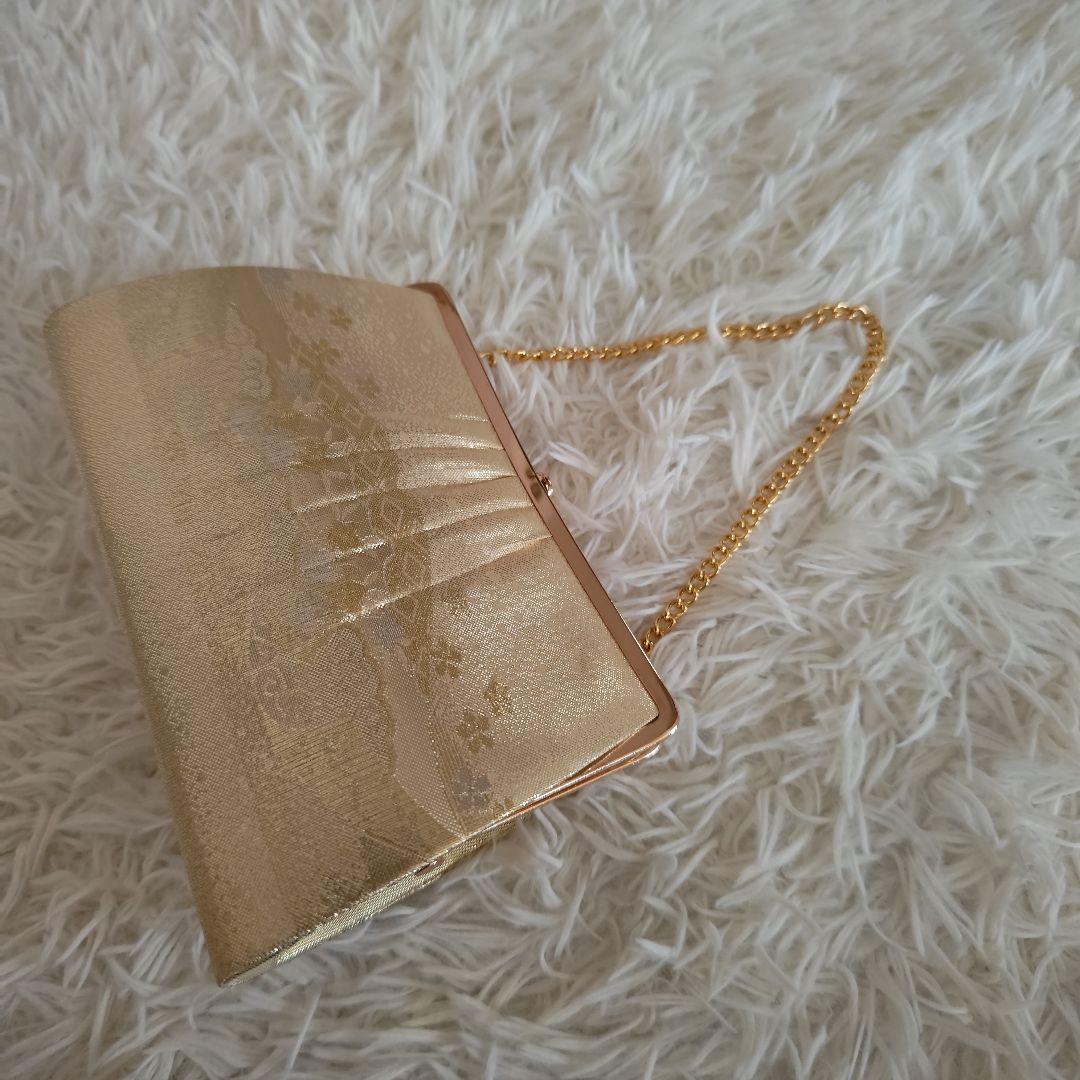 【NORI様】《未使用》佐賀錦　草履バッグセット　ゴールド