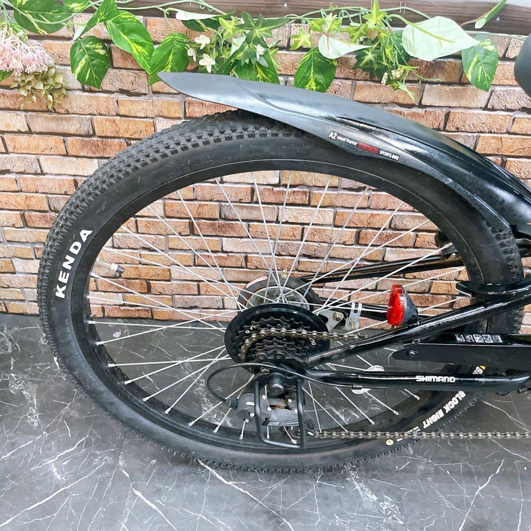 【89】子供用自転車 子供車 STIVERS ブラック 24インチ 外装変速付き