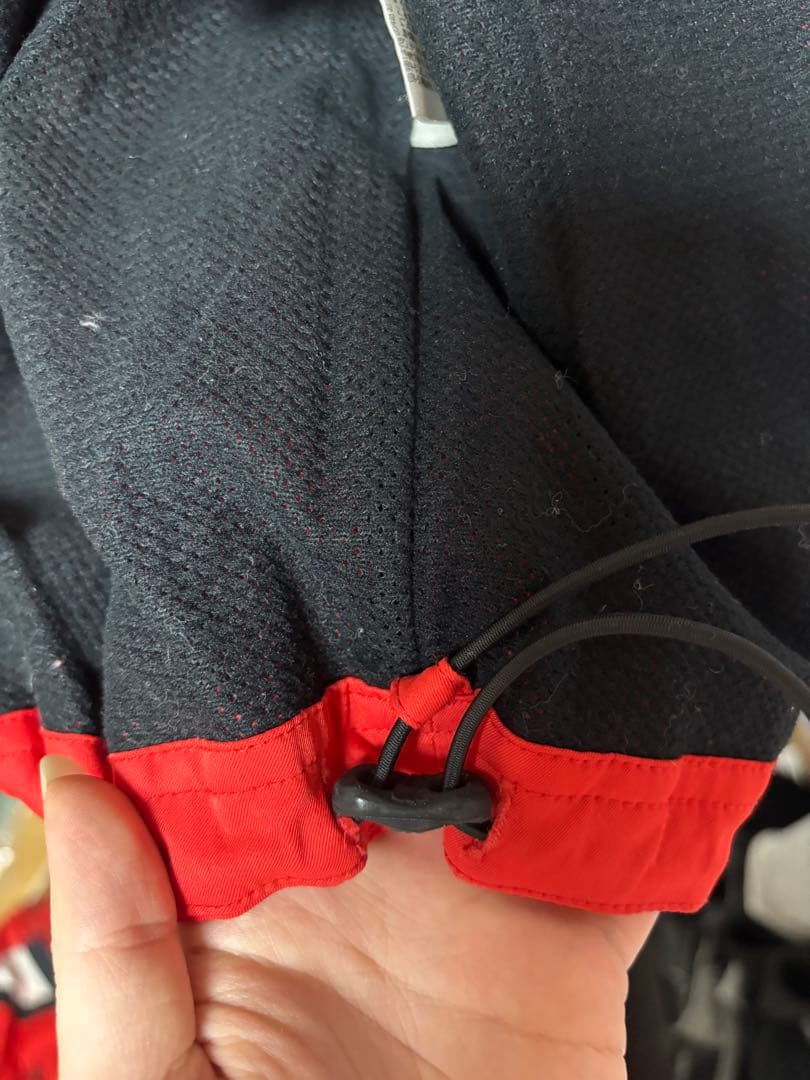 美品　伏見工業ラグビー部ウォームアップウェア　エンブレム入り