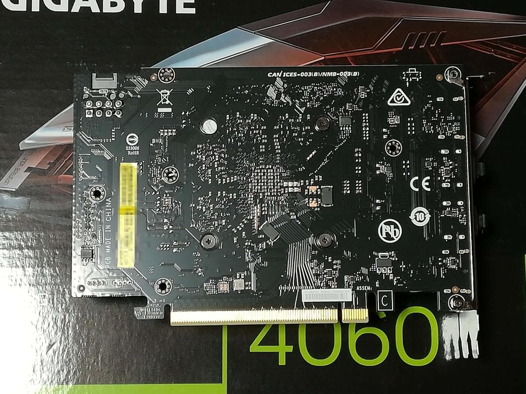 グラフィックボード・グラボ・ビデオカード GIGABYTE GeForce RTX 4060 8GB