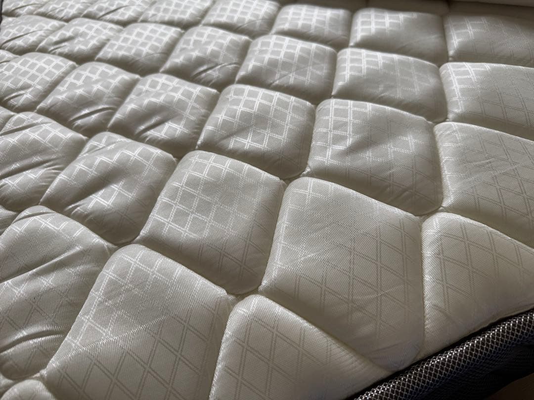 ナチュラルすのこベッド 高さ調整可能 マットレス付き