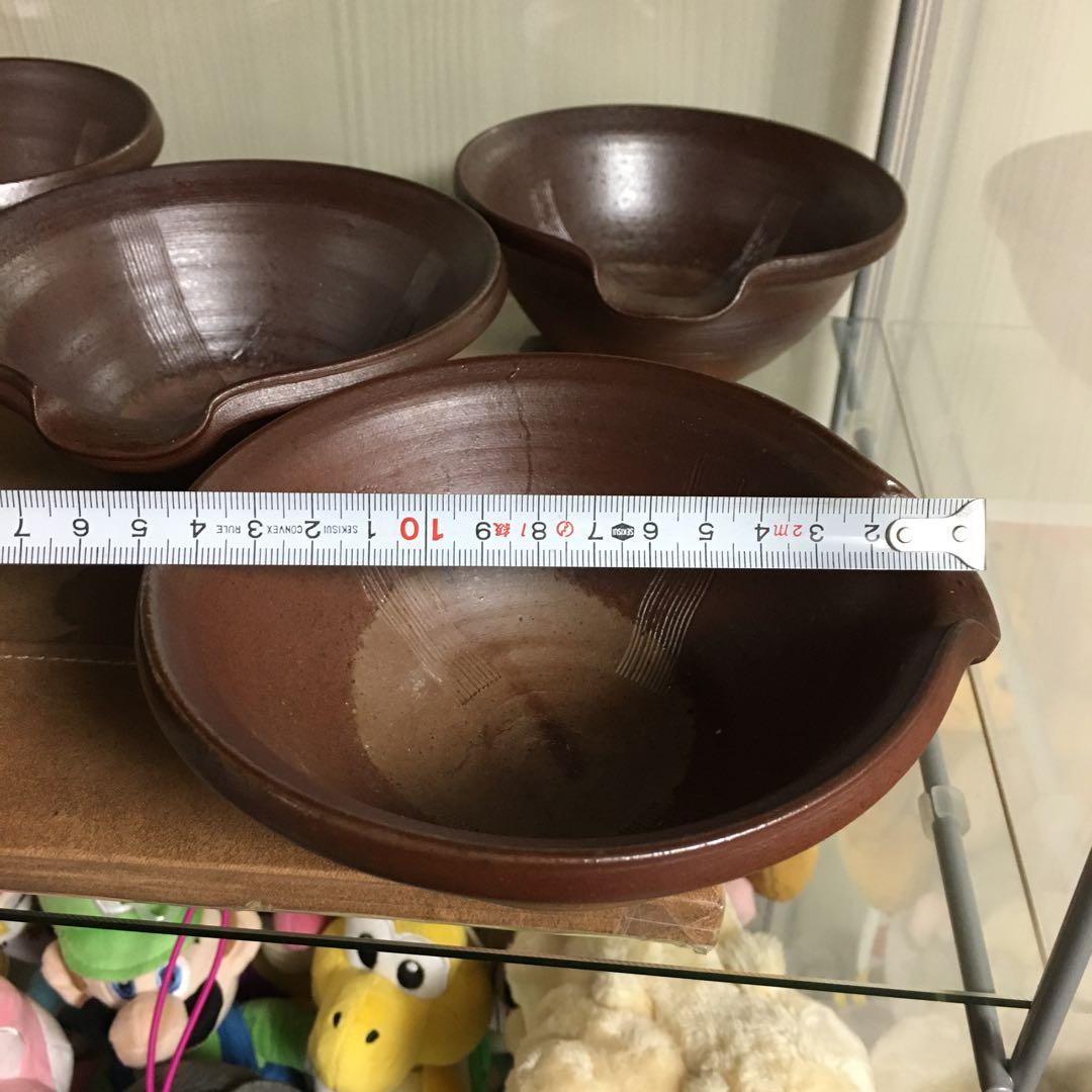 備前焼　片口鉢　すり鉢　摺鉢　小鉢　向付　5客セット