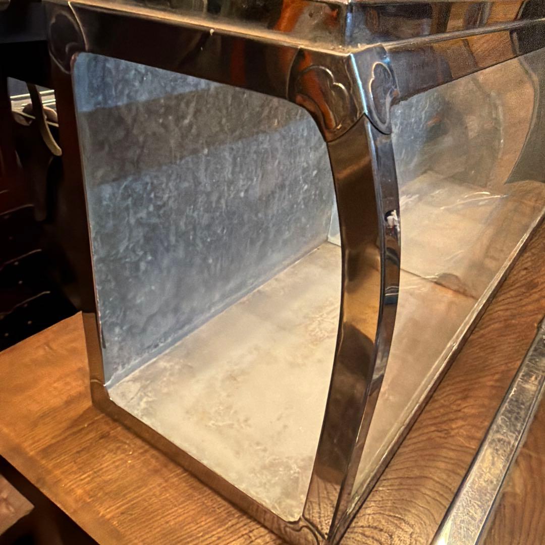 駄菓子屋　ブリキ　ガラスケース　アンティーク