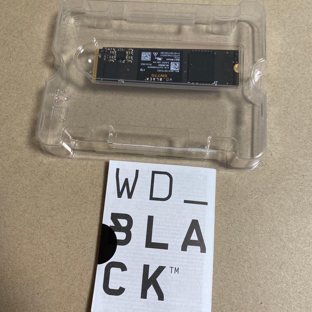 内蔵型SSD WD BLACK SN770 NVMe SSD 1TB