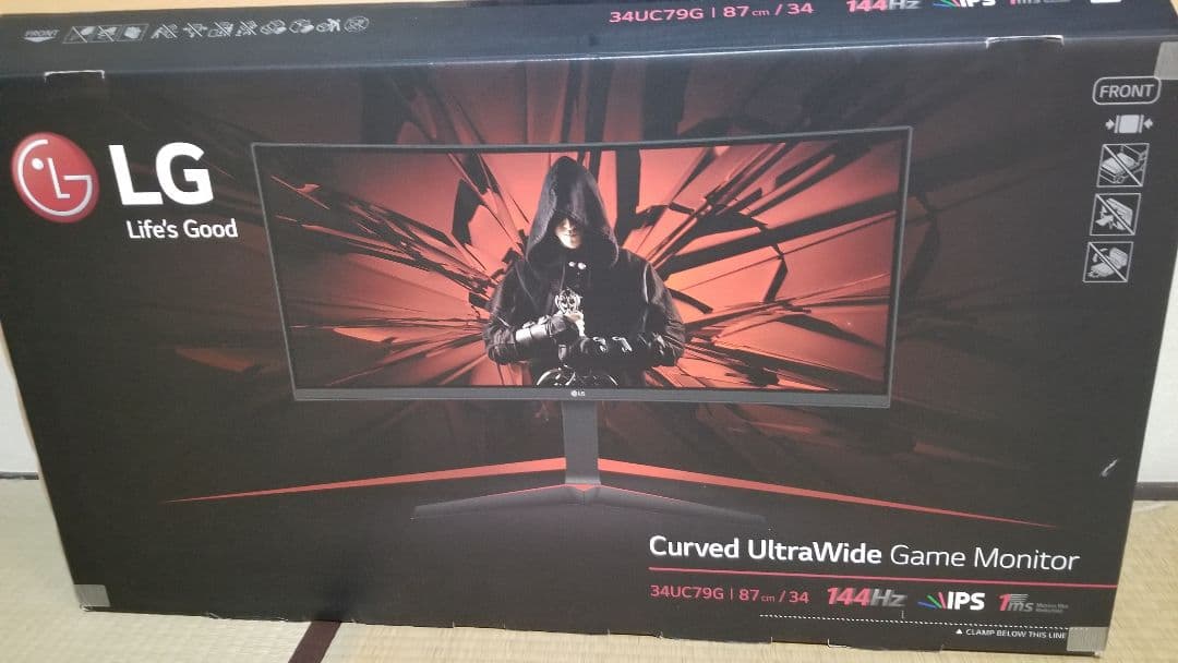 34UC79G  144Hz 21:9曲面34インチ ウルトラワイドモニター
