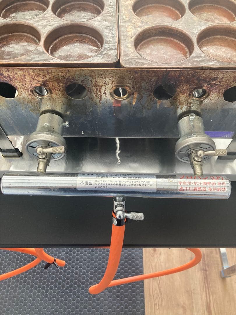 回転焼き 大判焼き 今川焼き 業務用焼き機 LPガス 山下金物 銅板