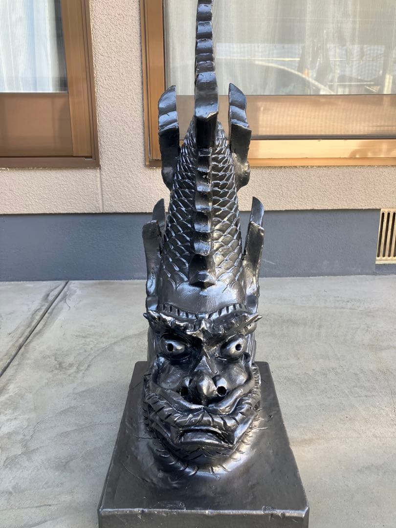 シャチホコ　鯱鉾　古瓦　鬼瓦　置物　オブジェ