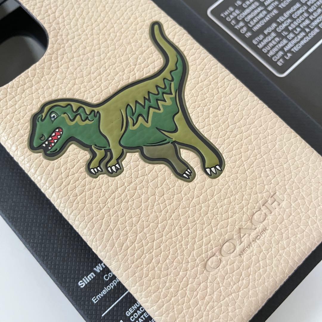 コーチ☆新品☆COACH レキシー iPhone16 ケース/レザー アイボリー