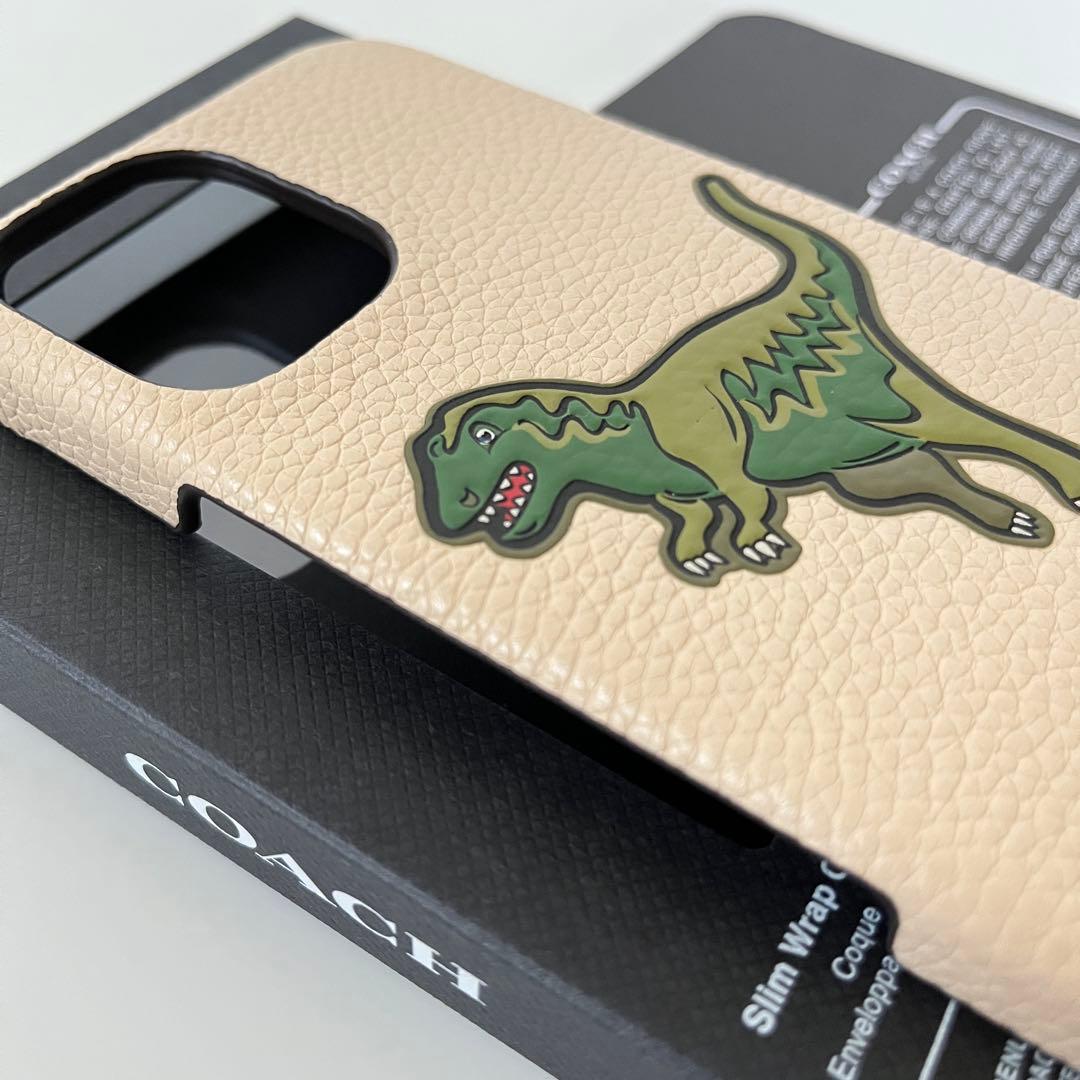 コーチ☆新品☆COACH レキシー iPhone16 ケース/レザー アイボリー