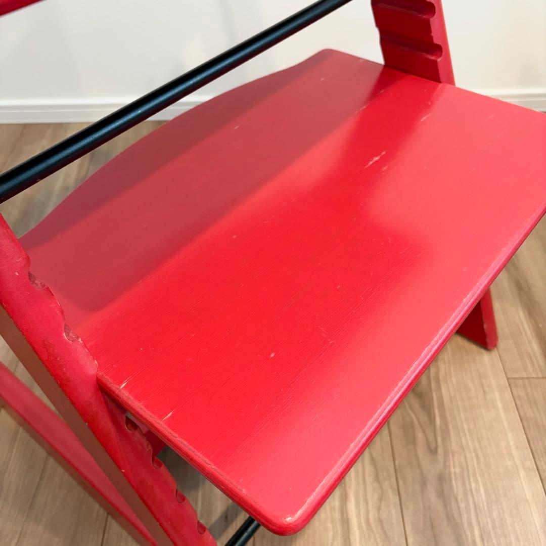 STOKKE！ストッケ トリップトラップ ベビー キッズチェア 椅子 レッド赤