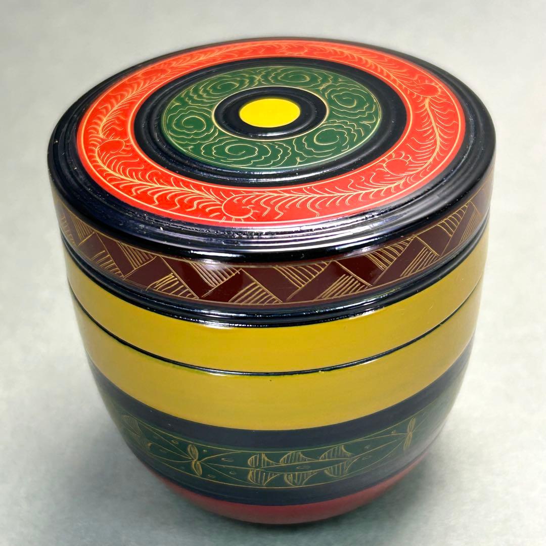 棗　『中嶋宗峰　唐物写　独楽中棗』　漆器　お茶道具　茶道　共箱　工芸品