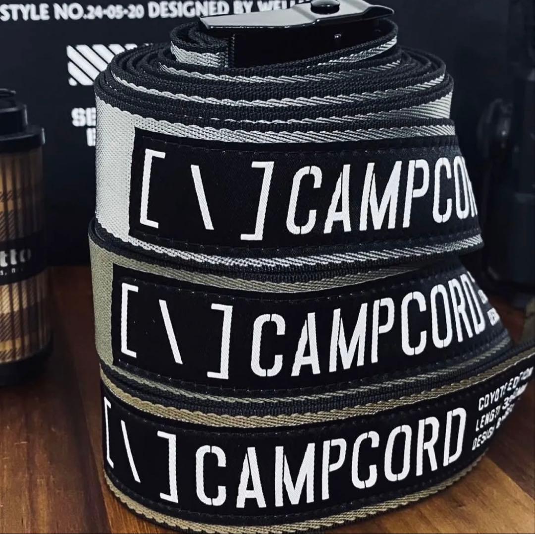 CAMPCORD 機能ガイロープ　台湾ガレージ　アーミーグリーン　４本2セット