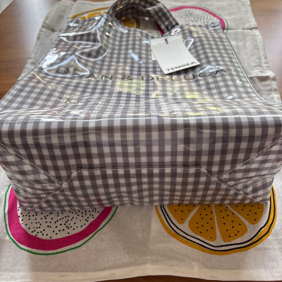 ディーンアンドデルーカ　ギンガムトートミディアム