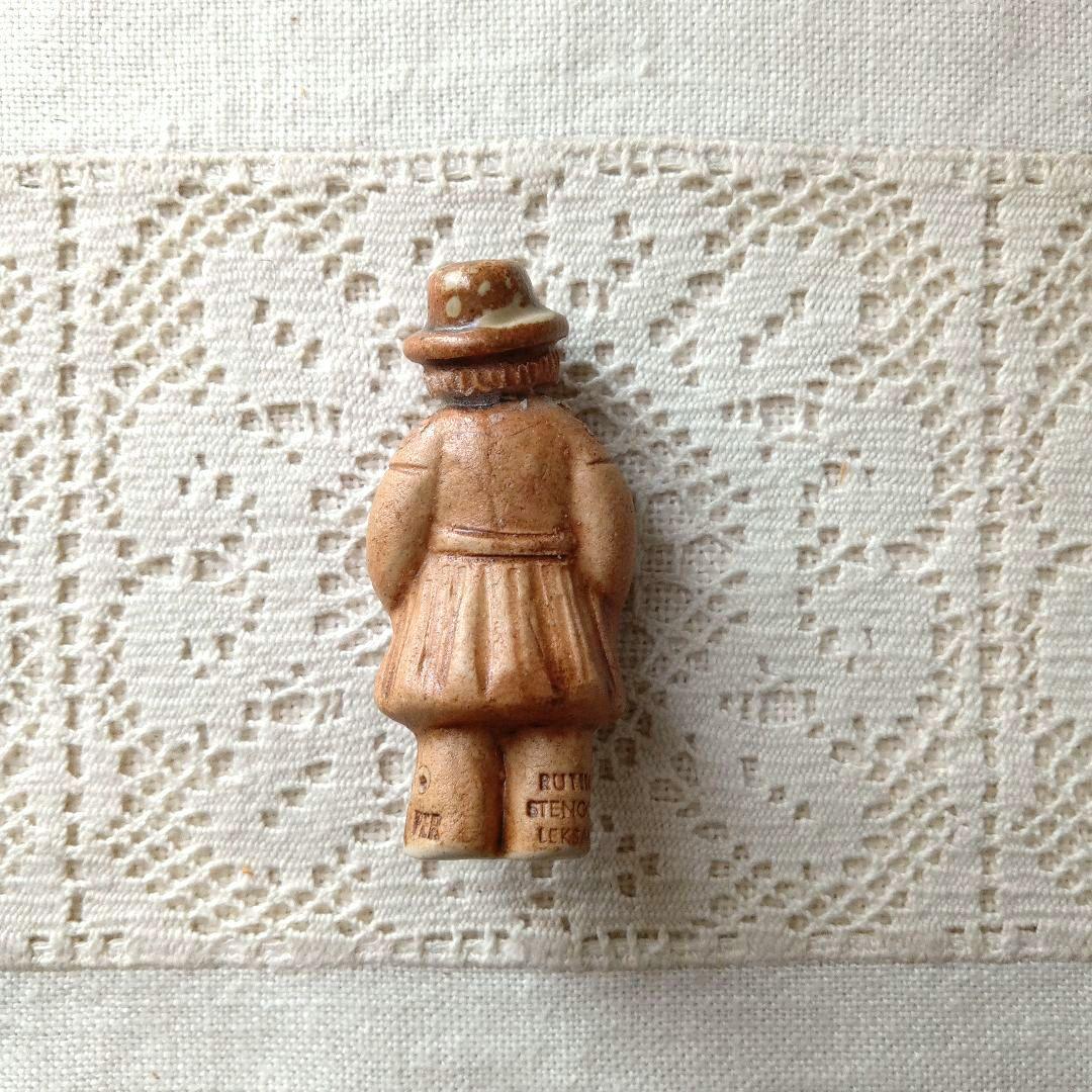 北欧ヴィンテージ　 Rutebo keramik　陶器男性フィギュア