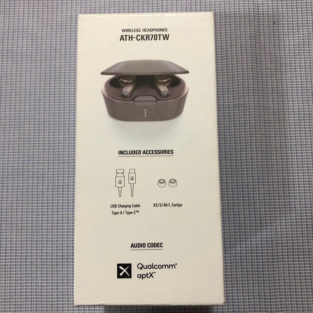 【新品】audio-technica ATH-CKR70TW ワイヤレスイヤホン