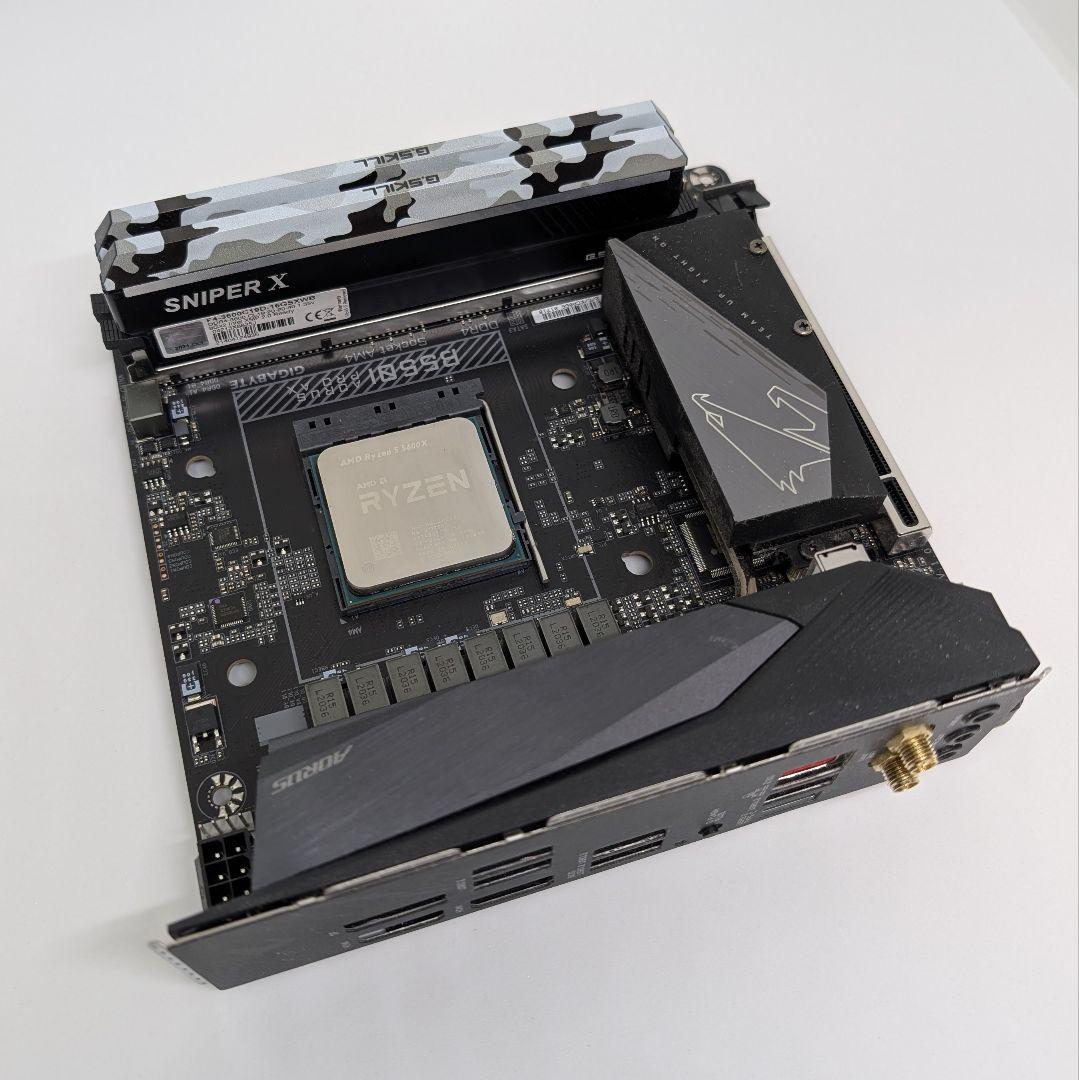 マザーボードセットB550I AORUS PRO AX,Ryzen5 5600X