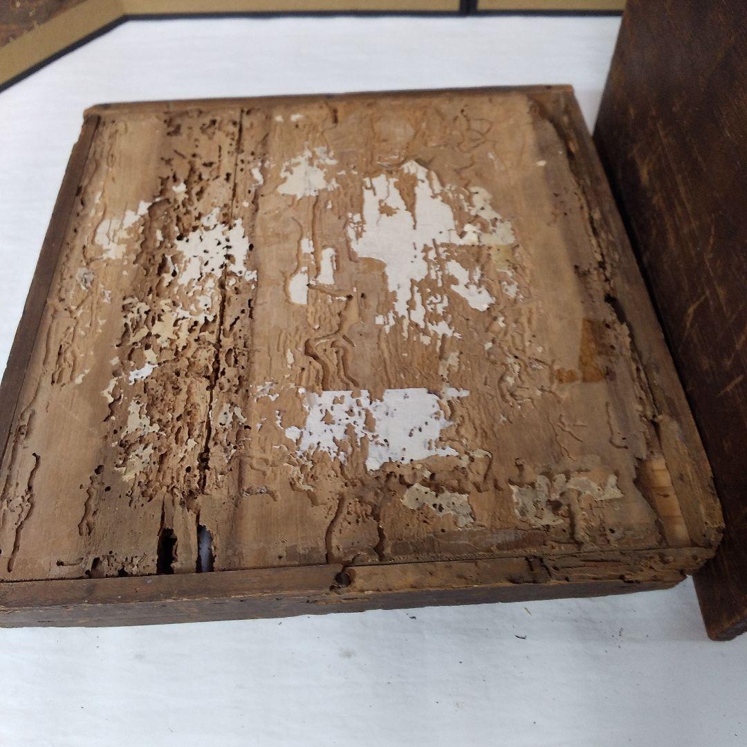 江戸時代骨董 金と銀の紐が六角形に結ばれた模様 四段重箱