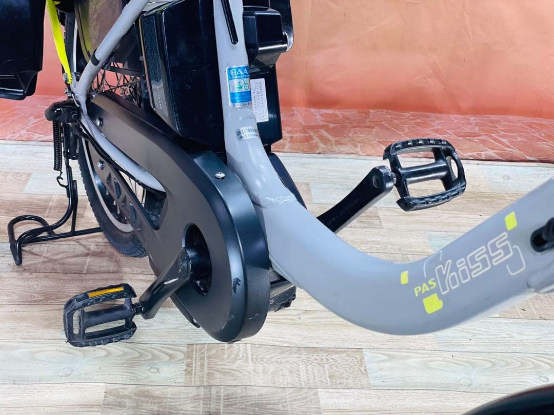 パスキス12AH⭐️激レアモデル！ヤマハ子供乗せ電動アシスト自転車Y3102