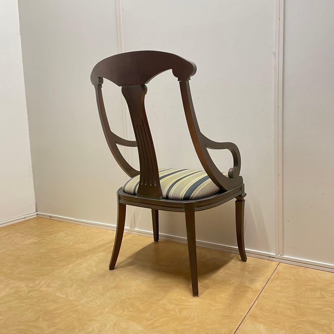 アンティーク調アームチェア② ダイニングチェア チェア 椅子 イス ロココ調