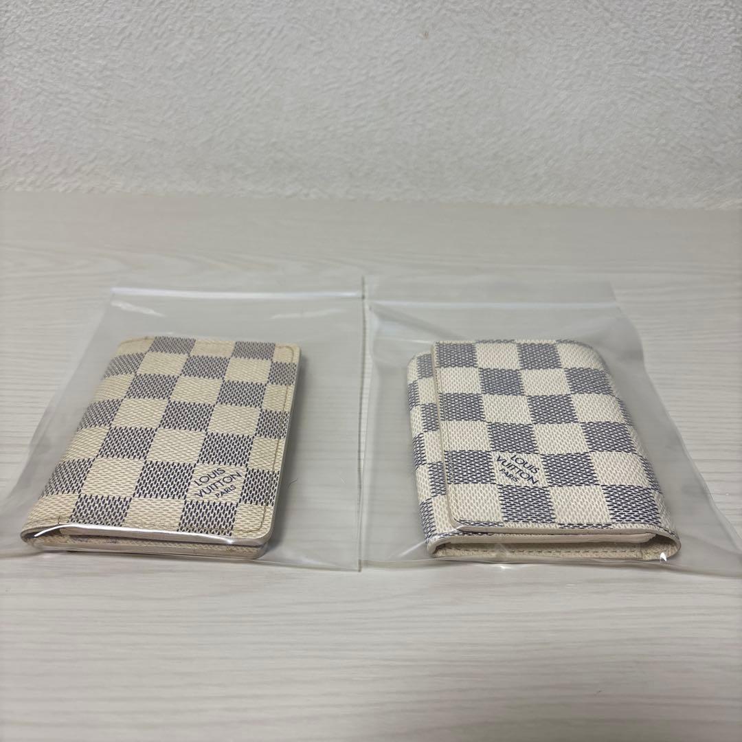 【ルイヴィトン】LOUIS VUITTONダミエアズール　カードケース2個セット