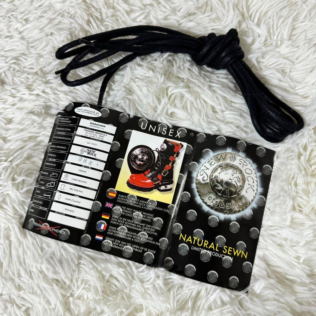 未使用品✨NEW ROCK ニューロック ファイアーパターン　エンジニアブーツ