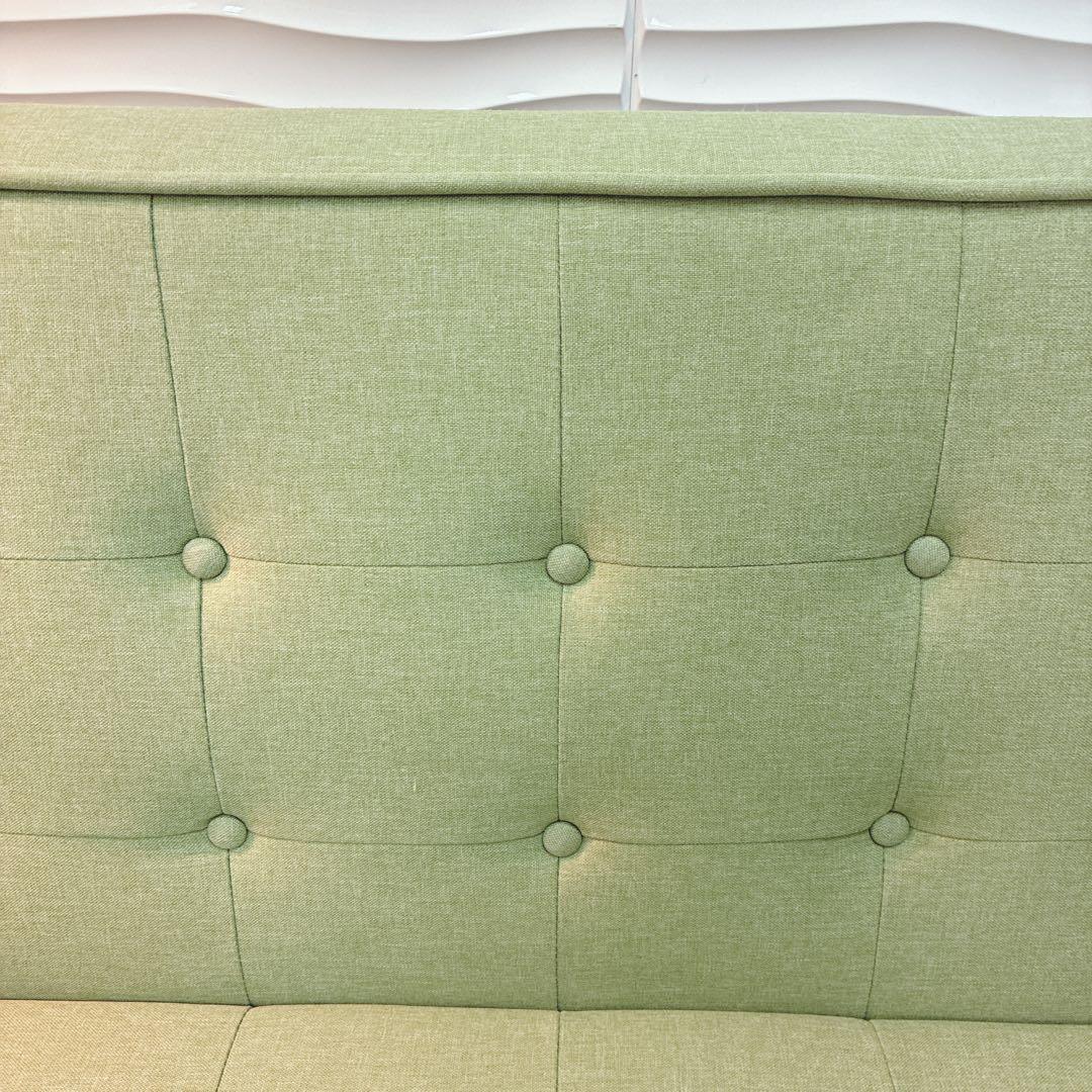 ◇大阪府 神戸市 配達料無料！◇ソファ◇2人掛け◇グリーンカラー◇