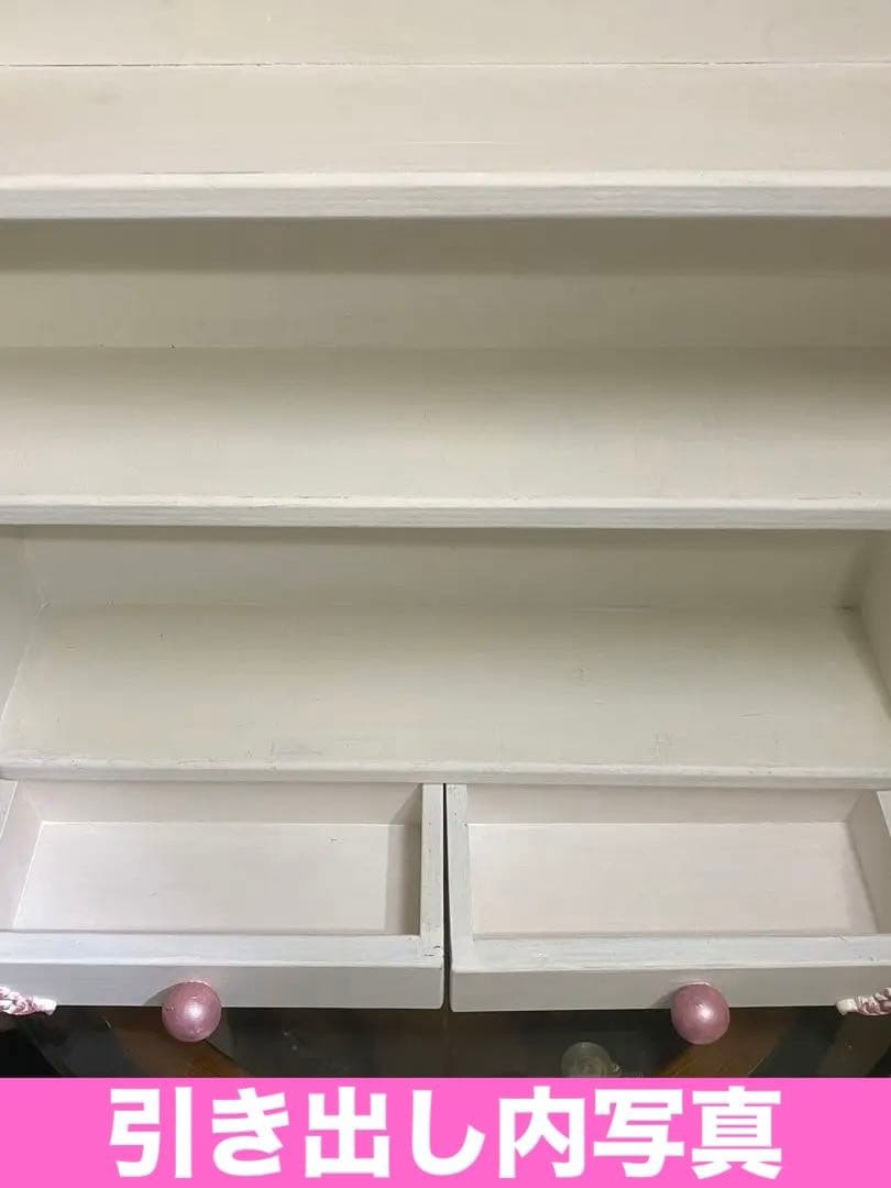 ヴィンテージ シェルフ♦️ロココ フレンチ アシンメトリー♦️引き出し♦️壁掛け可