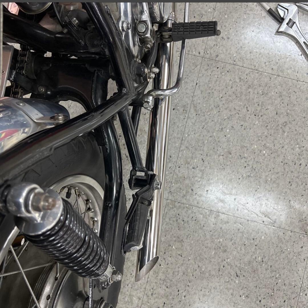 M*A様 ワンオフ　SR400 ショート菅　ドラッグパイプスラッシュカ