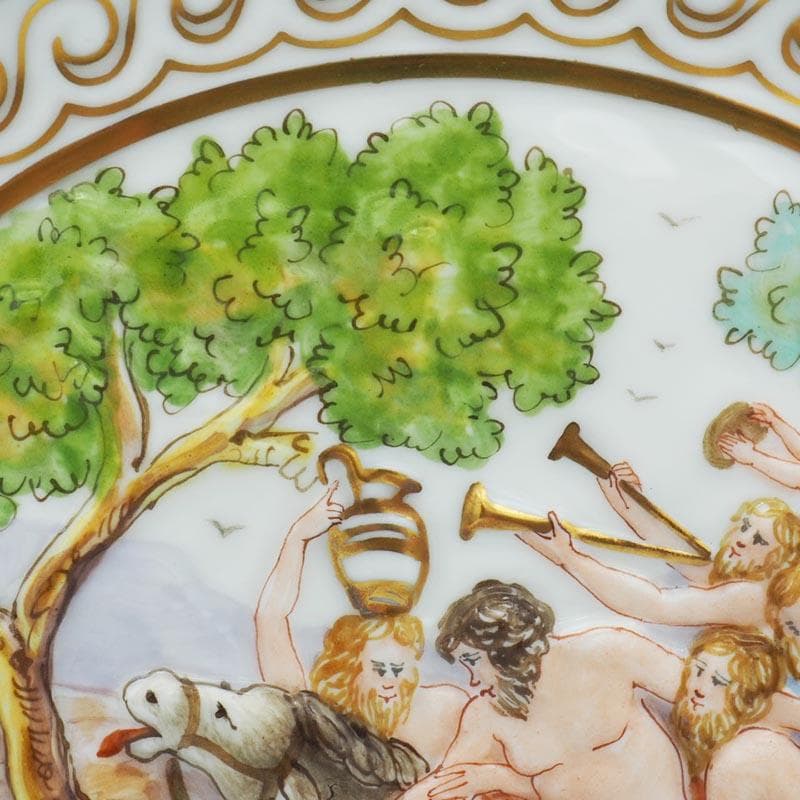 リチャードジノリ カポディモンテ プレート 22cm カラーレリーフ #2