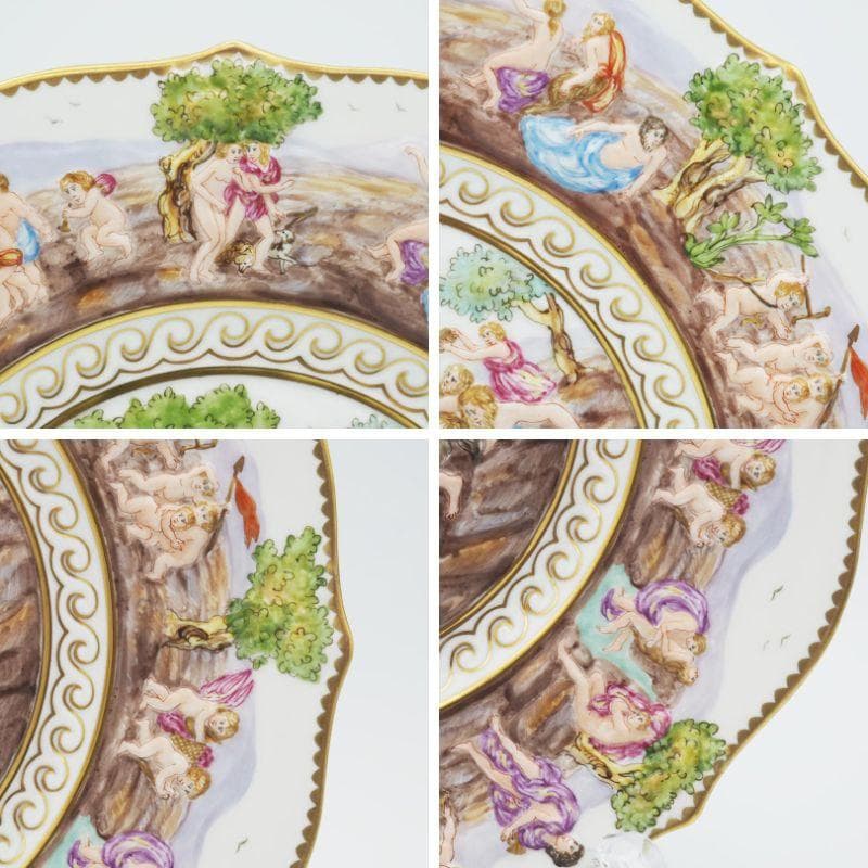 リチャードジノリ カポディモンテ プレート 22cm カラーレリーフ #2