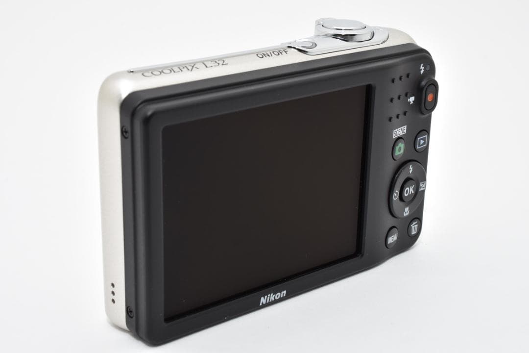 【美品】Nikon COOLPIX L32 シルバー　動作確認済