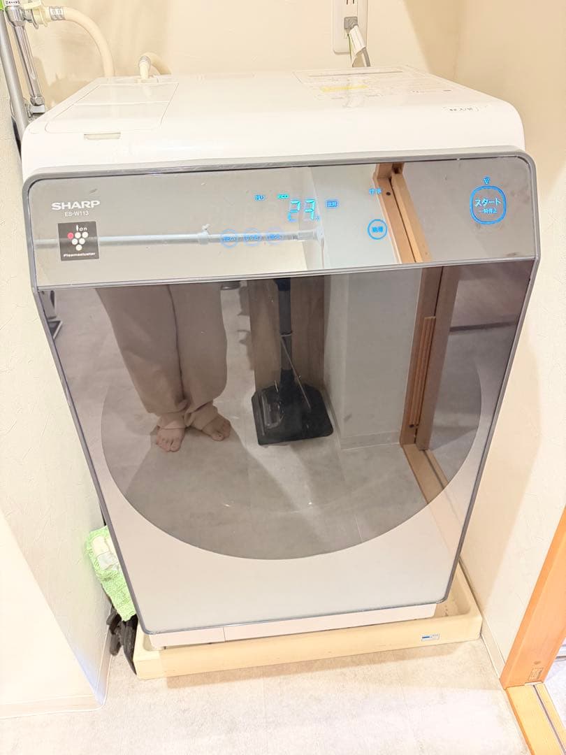 本日中まで！SHARP ドラム式洗濯機 ES-W113-SL