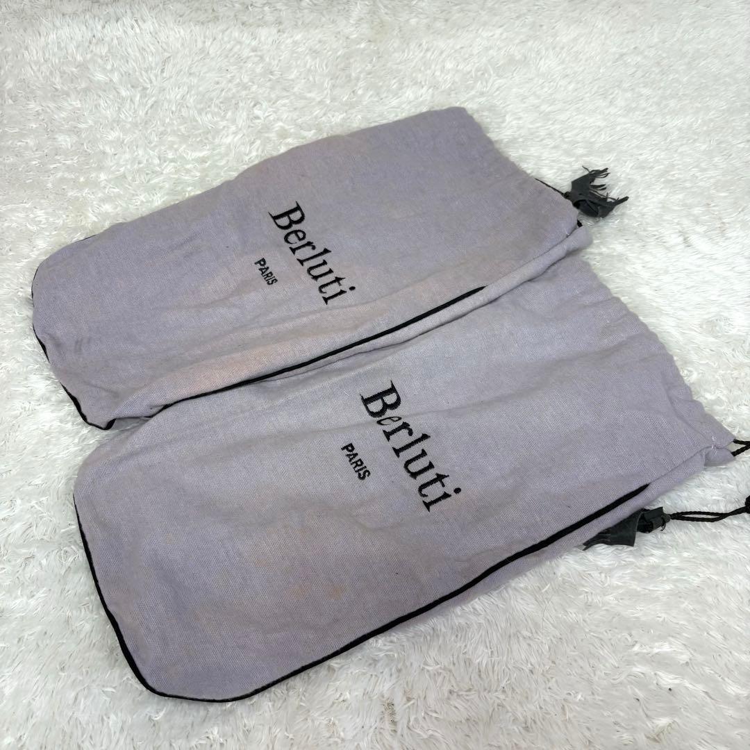 極美品/純正ツリー付 ベルルッティ カリグラフィー ドライビングシューズ 9.5