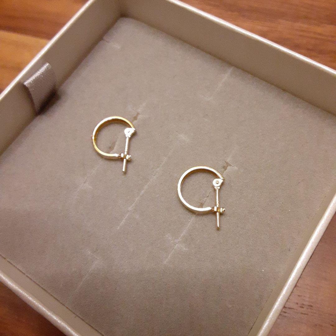 TSUTSUMI 18Kゴールド　フープピアス