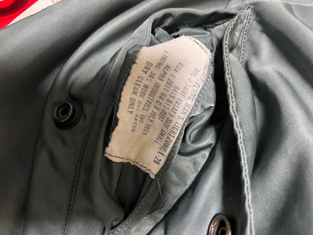 vintage L-2b ALPHA アルファ社 フライトジャケット 64年