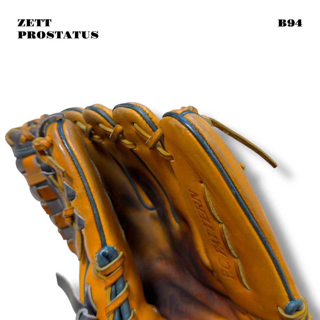 希少品！ ZETT PROSTATUS ORDER グローブ グラブ 軟式 野球