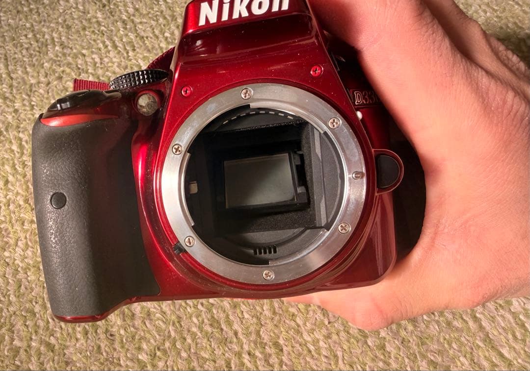 Nikon D3300 デジタル一眼レフセット　単焦点レンズ　ストロボ付き