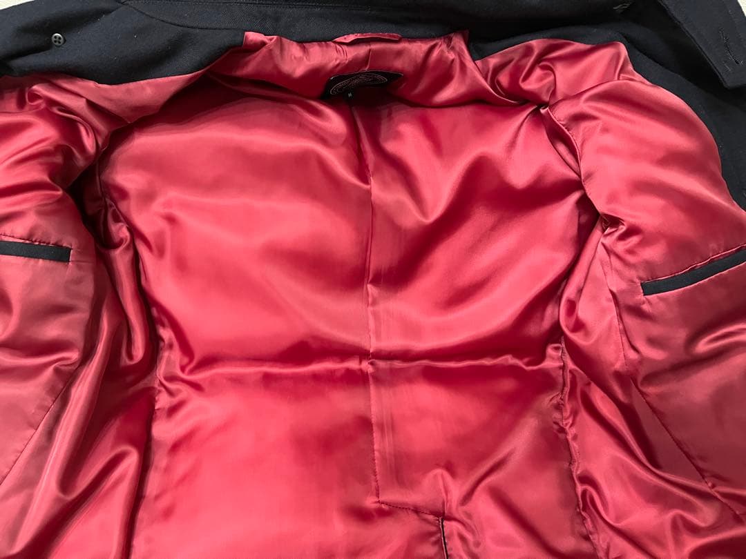 美品　j.press ジェイプレスPコート　ピーコート　ダウン　M ネイビー　紺