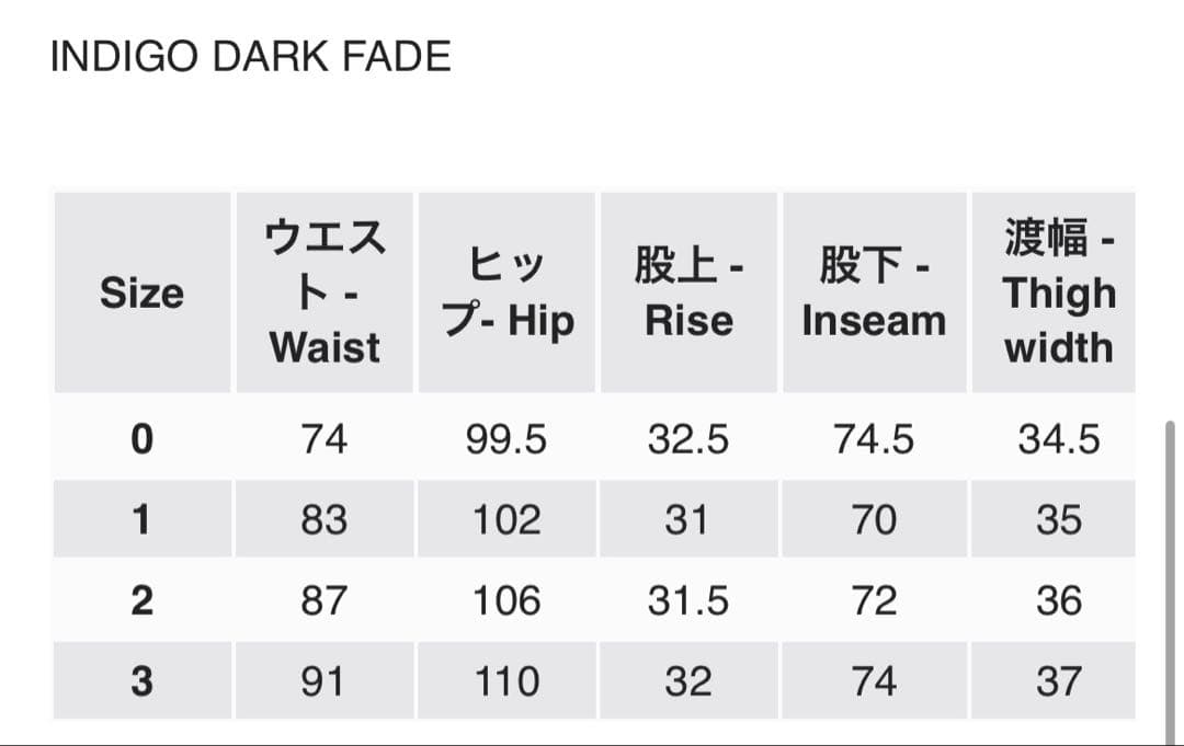 Selvage Denim 5 ポケットワイドストレート サイズ1