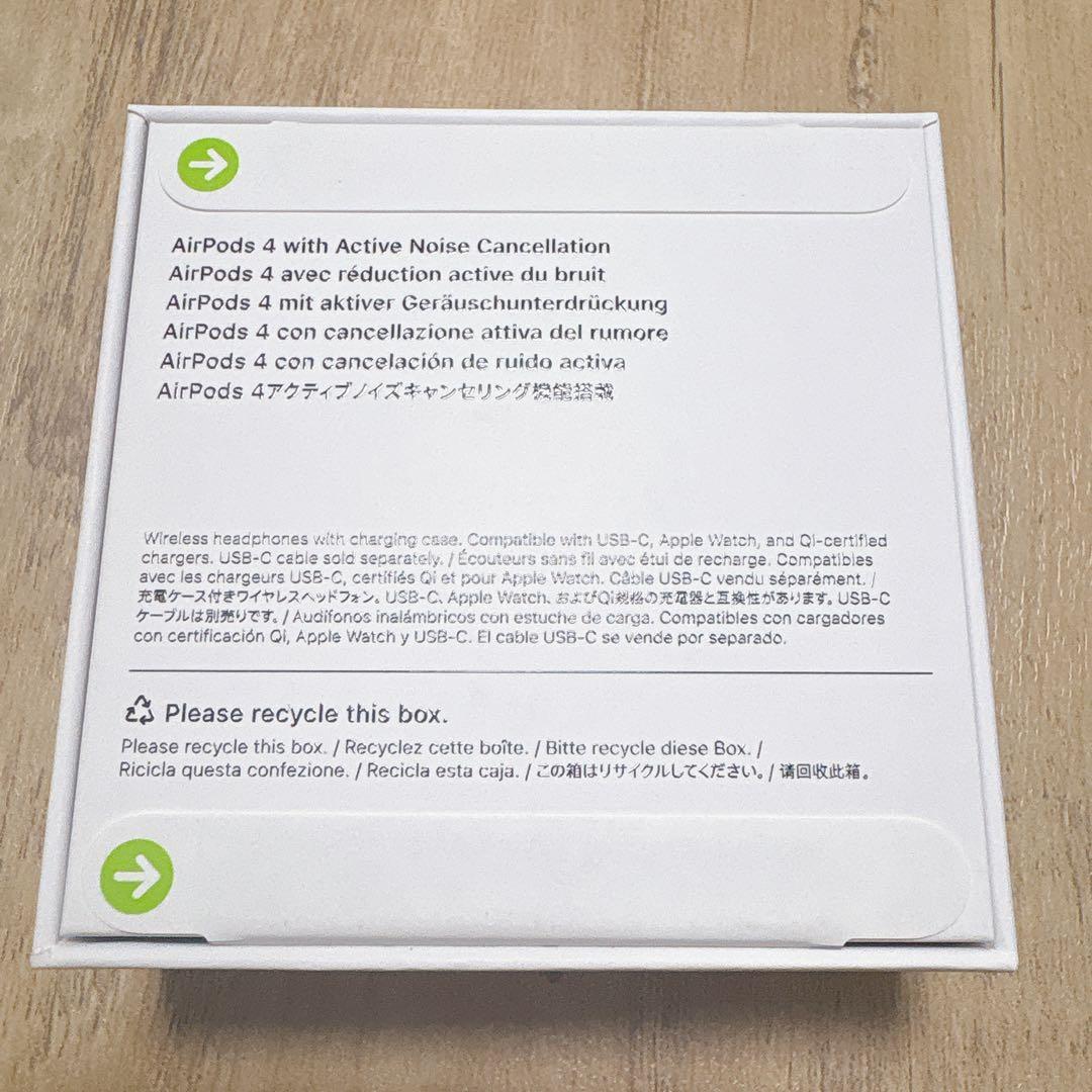 正規品 AirPods4 アクティブノイズキャンセリング