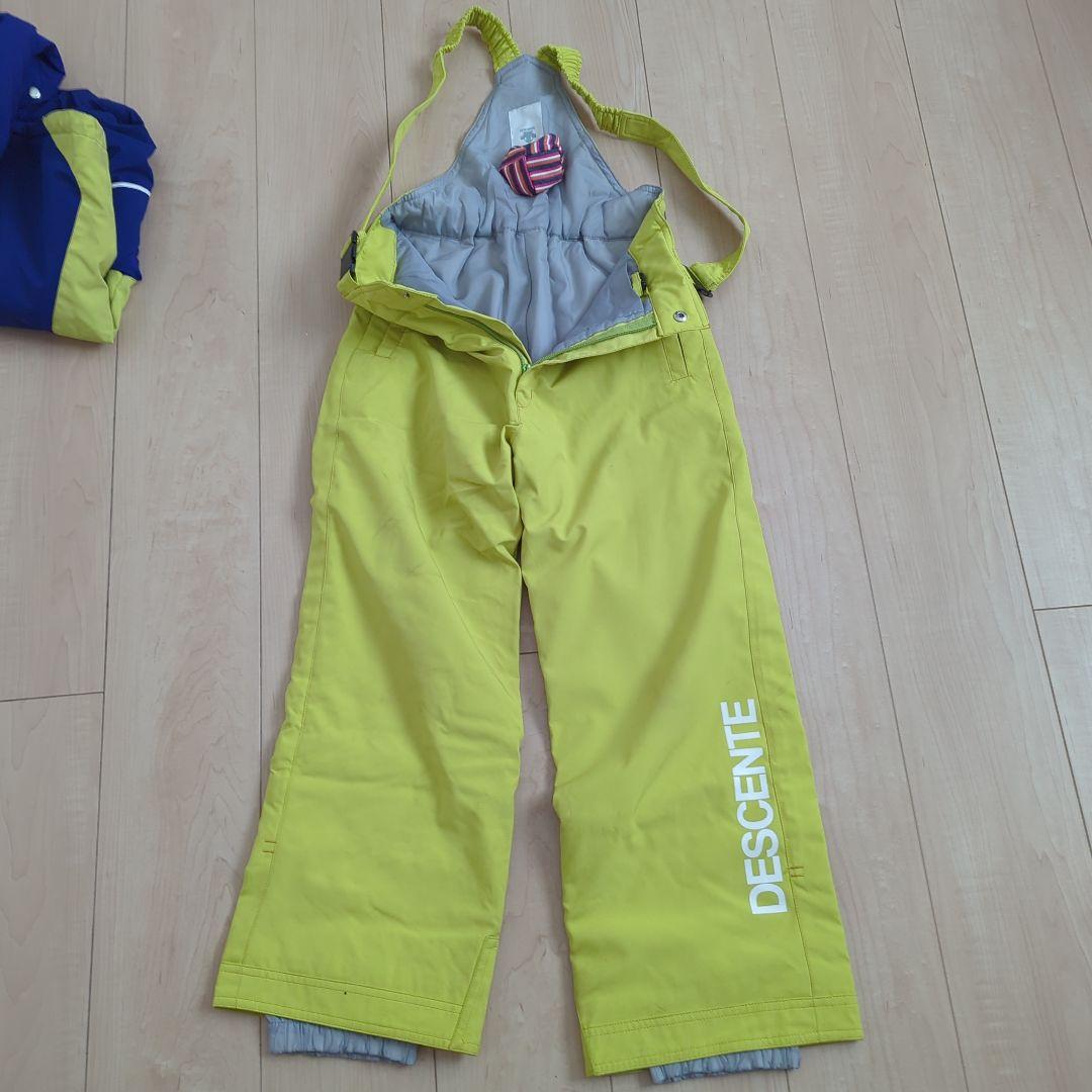 DESCENTE 子ども用スキーウェア上下セット 140サイズ
