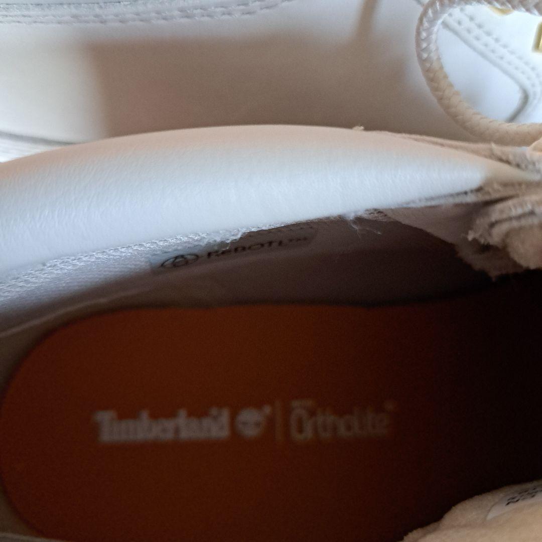 Timberland ホワイト ハイカットワークブーツ