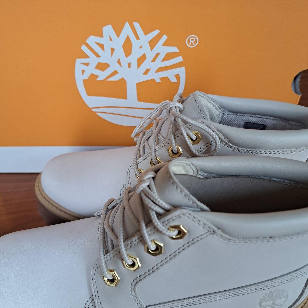 Timberland ホワイト ハイカットワークブーツ